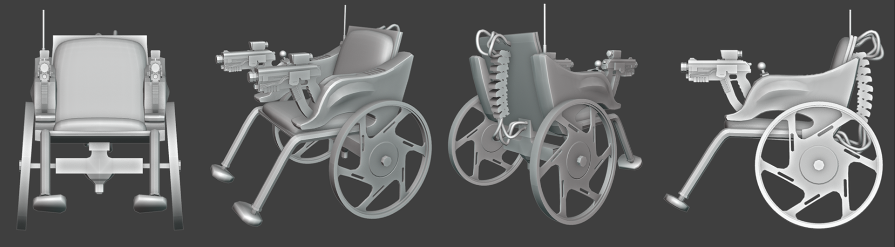 Wheelchair — detail shot